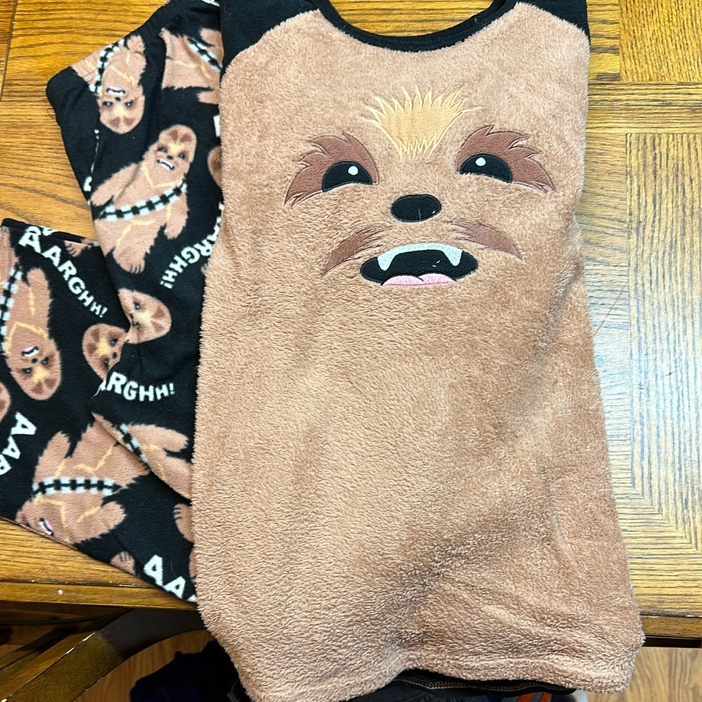 Star Wars Chewbacca Kids Pajama Set - Brown and Black